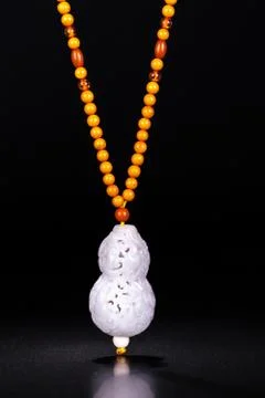 Jade necklace Stock Photos