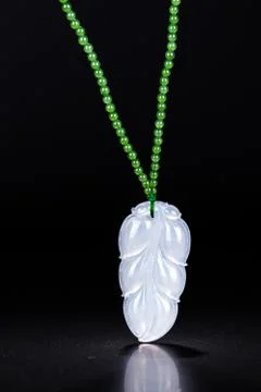 Jade necklace Stock Photos