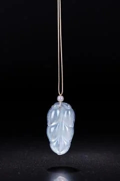 Jade necklace Foto stock