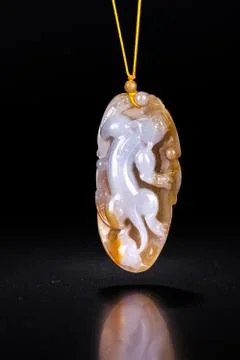 Jade necklace Stock Photos