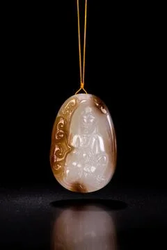 Jade necklace Foto stock