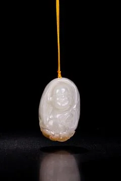 Jade necklace Foto stock