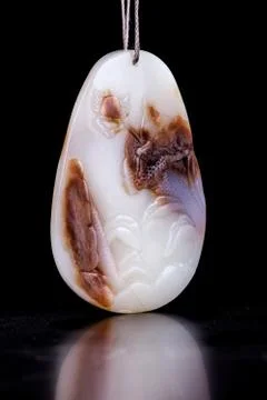 Jade pendant Foto stock