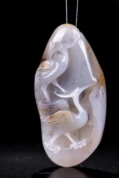 Jade pendant Foto stock