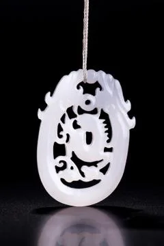 Jade pendant Stock Photos