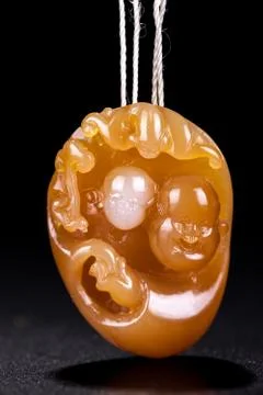 Jade pendant Stock Photos