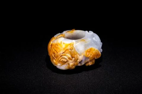 Jade ring Foto stock