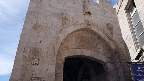 Jaffa Gate - Jerusalem Vídeos de archivo 90870974