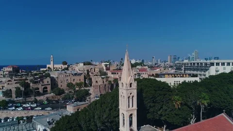 Jaffa from Old to Modern Stock Footage 81001766