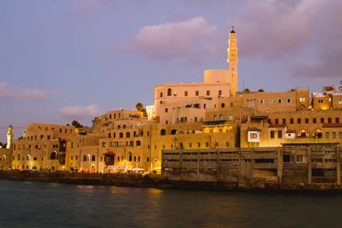 Jaffa port. Stock Photos