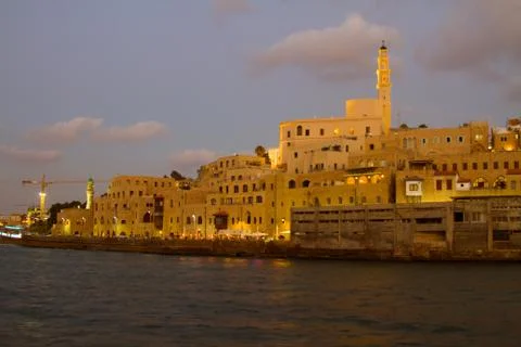 Jaffa port. Stock Photos