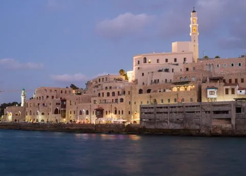 Jaffa port. Stock Photos