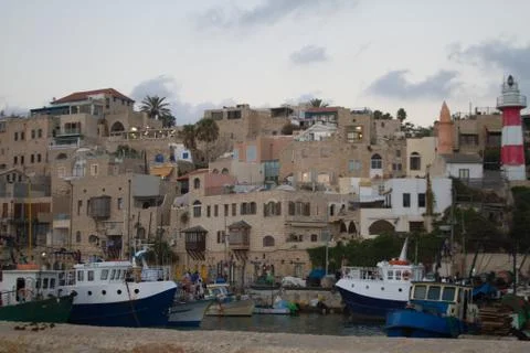Jaffa port. Stock Photos