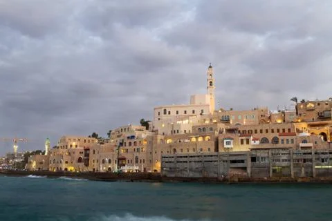 Jaffa port. Stock Photos