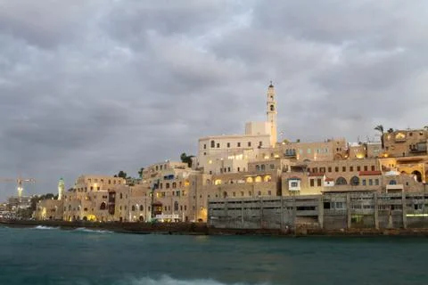 Jaffa port. Stock Photos