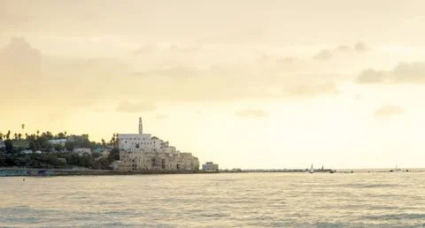 Jaffa port. Stock Photos