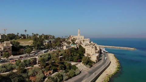 Jaffa (Yafo) Drone Stock Footage 169304084
