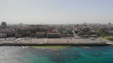 Jaffa (Yafo) Drone Video stock 169305664