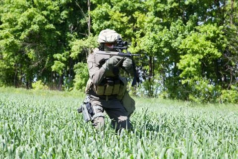 Jagdkommando Austrian special forces Stock Photos