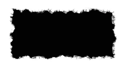 Jagged black painted background, stop motion animation Stock Footage 147331433