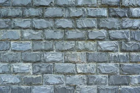 Jagged Gray Stone Wall Stock-Fotos