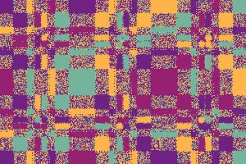 Jagged grunge glitch texture with broken geometry, displaced stripes, and n.. 库存插图
