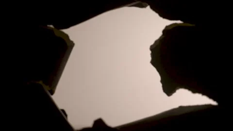 Jagged Hole Overlay 動画素材 285845032