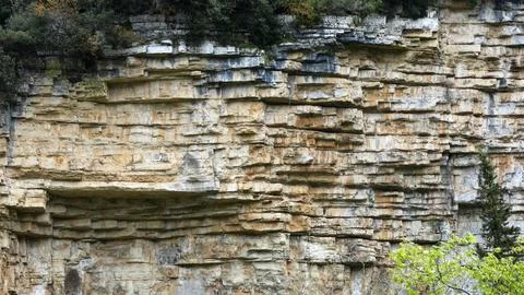 Jagged rock face 写真素材