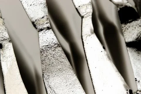 Jagged Silver Lines Abstract Paper Background Stock Photos