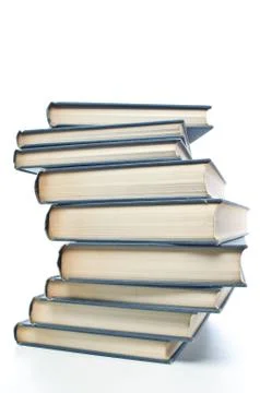 Jagged Stack Of Books Stock Photos