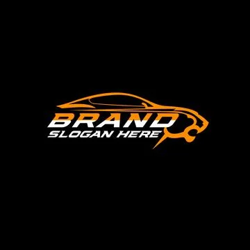Jaguar car logo design vector Illustrazione stock