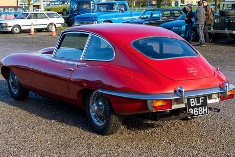 Jaguar E Type 4.2 - 1970. Classic Car. Stock Photos