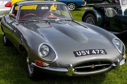 Jaguar E Type Series I - 1963, Classic Car. Stock Photos