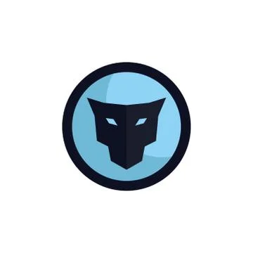 A jaguar head logo concept Stock Illustration