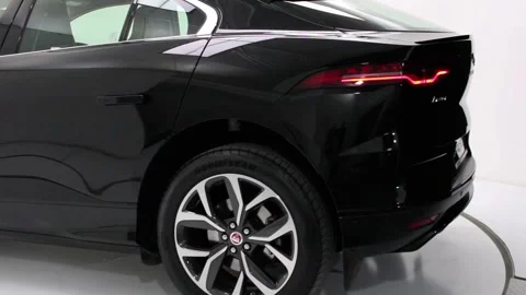 Jaguar i Pace rear view Stock Footage 245942523