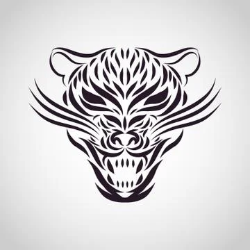Jaguar logo vector Stock Illustration