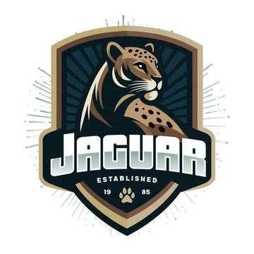 Jaguar mascot logo vector Illustrazione stock