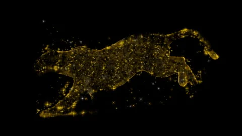 JaguarRunside RGB Alpha Stock Footage 276312164