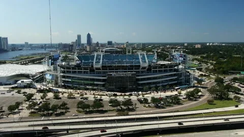 Jaguars Stadium Stock Footage 132055760