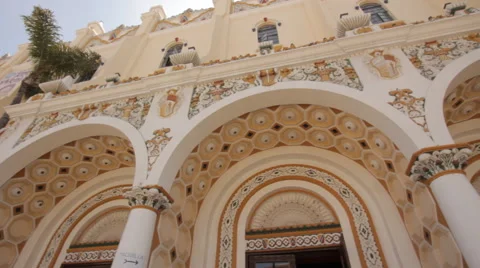Jai Alai Building Stock Footage 47393906