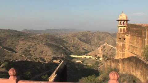 Jaigarh Fort-360 Stock Footage 11239205