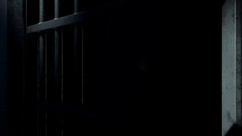 Jail cel door close 3 Stock Footage 82847811