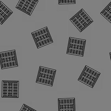Jail cell bars crime vector seamless pattern 스톡 일러스트