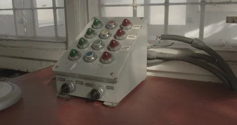 Jail cell button Stock Footage 124214981