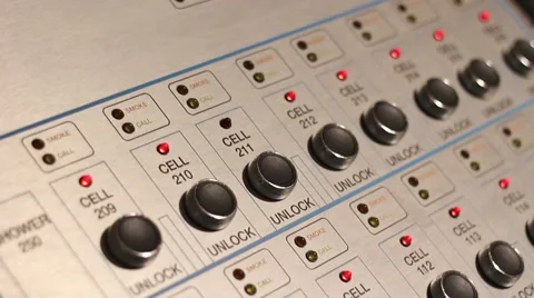 Jail Cell Lock Circuit Board 01 Video stock 43332335