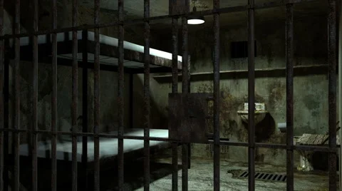 Jail closeup Video stock 44348468