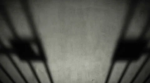 Jail door closing Stock Footage 45545293