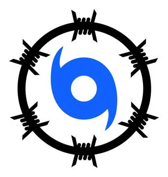 Jail Fan Vector Icon Flat Illustration Stock Illustration