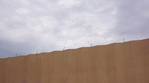 Jail Guard Tower Pan Stock Footage 40084224