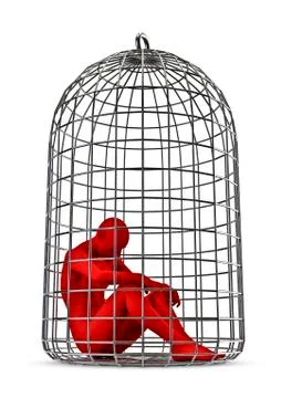 Jailbird Illustrazione stock